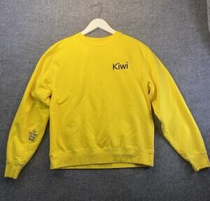 HARRY STYLES KIWI I'M HAVING YOUR BABY TOUR YELLOW SWEATSHIRT ADULT SMALL